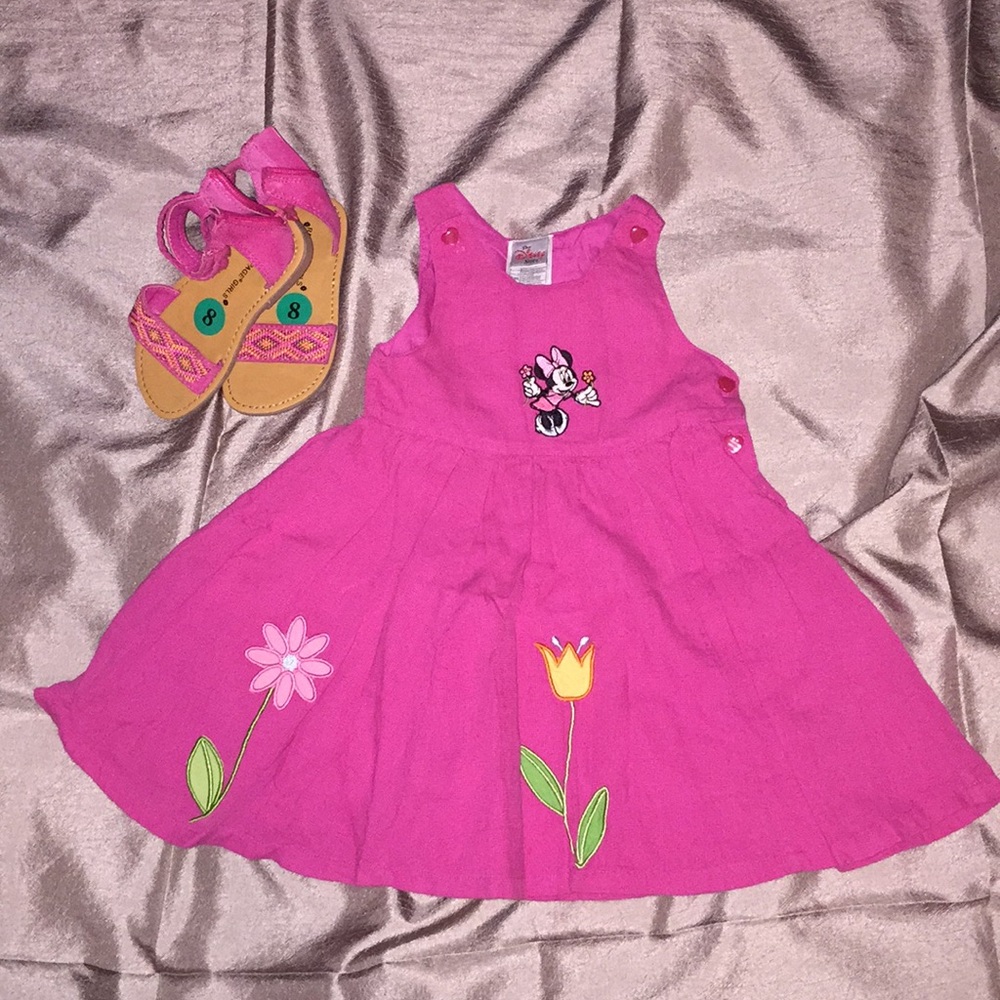 Cute pink Minnie Mouse dress 18 months